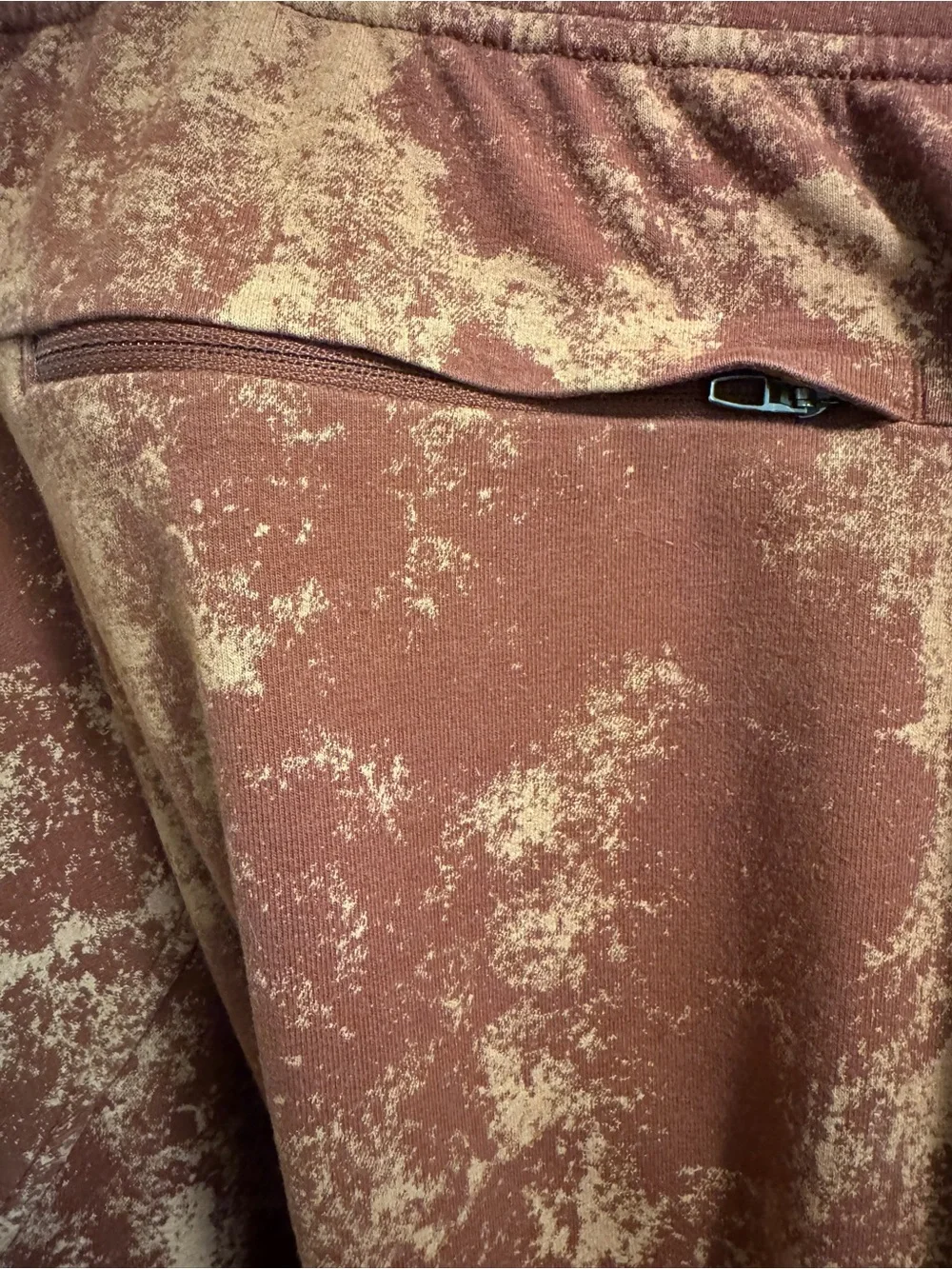 Lululemon Athletica Rust Brown Marbled Tracksuit - Picture 4 of 7